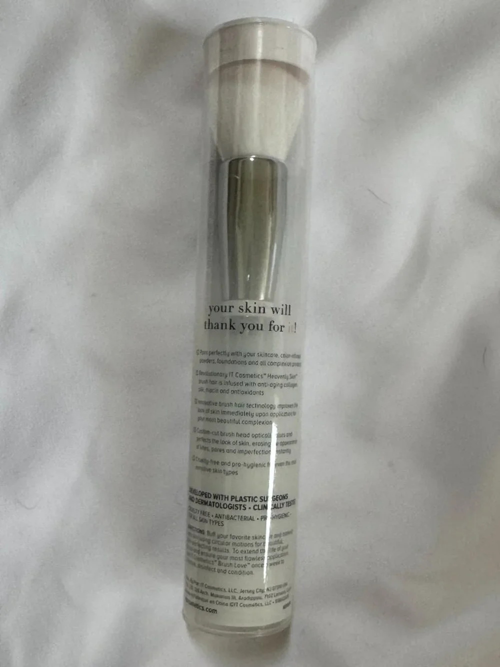 it Cosmetics Heavenly Skin, Skin Perfecting Blush, No 702 Brush